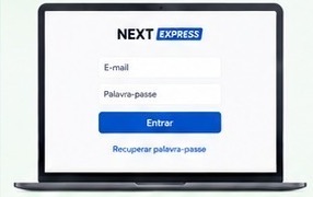 Ecrã de início de sessão da Next Express